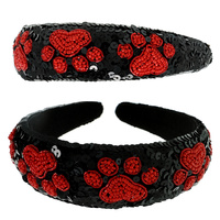 PAW SEED BEADED SEQUINS EMBELLISHED HEADBAND