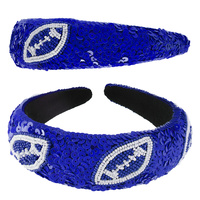 FOOTBALL SEQUINS HEADBAND