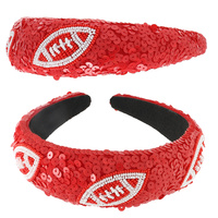 FOOTBALL SEQUINS HEADBAND