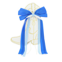 GAMEDAY RIBBON BOW KEY AND BOOT CHARM