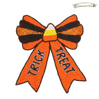 HALLOWEEN RIBBON BARRETTE HAIR CLIP