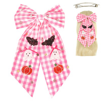 HALLOWEEN RIBBON BARRETTE HAIR CLIP