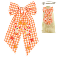 TURKEY BOW BARRETTE HAIR CLIP