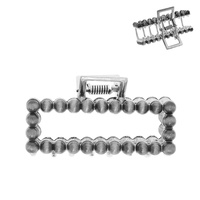 WESTERN BUBBLE BEAD HAIR CLAW CLIP