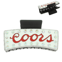 WESTERN COORS LOGO HAIR CLAW CLIP