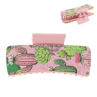 WESTERN CACTUS HAIR CLAW CLIP
