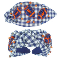 GAMEDAY FOOTBALL TOP KNOTTED HEADBAND