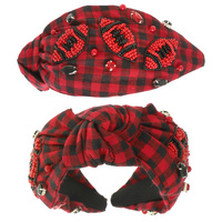 GAMEDAY FOOTBALL TOP KNOTTED HEADBAND