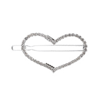 1ROW HEART SHAPE HAIR PIN