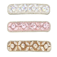 3-PACK ASSORTED GEMSTONE CLUSTER HAIR CLIP SET