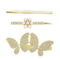3-PACK ASSORTED WHIMSICAL GARDEN HAIR PIN SET