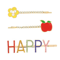 3-PACK TEACHER'S APPRECIATION HAIR PIN SET