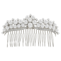 SIMULATED PEARL BRIDAL HAIR COMB