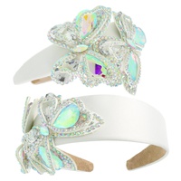BUTTERFLY CRYSTAL GEMSTONE EMBELLISHED HEADBAND