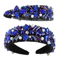 GLAM CRYSTAL GEMSTONE EMBELLISHED HEADBAND