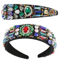 BAROQUE CRYSTAL GEMSTONE EMBELLISHED HEADBAND