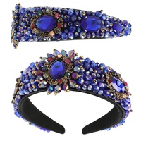 BAROQUE CRYSTAL GEMSTONE EMBELLISHED HEADBAND