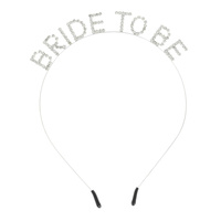 CRYSTAL RHINESTONE " BRIDE TO BE"  HEADBAND BRIDAL  WEDDING BACHELORETTE PARTY