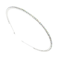 1 LINE SPARKLING CRYSTAL RHINESTONE HEADBAND WEDDING BRIDAL BRIDE TO BE