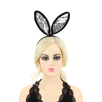 LACE BUNNY EAR HAIR BAND
