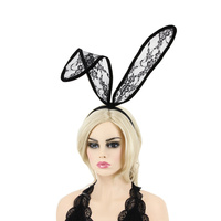 LACE TALL BUNNY EAR HAIR BAND