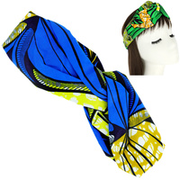 AFRICAN PRINT KNOTTED HEADWRAP TURBAN