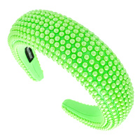 RUNWAY HIGH FASHION TRENDY PEARL THICK HEADBAND