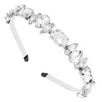 MULTI SIZE GEM STONE METAL HEADBAND