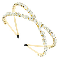 DOUBLE RHINESTONE HEADBAND