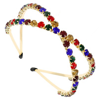 DOUBLE RHINESTONE HEADBAND