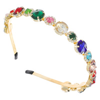 BAROQUE STYLE CRYSTAL GEMS JEWELED HEADBAND