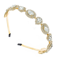 BAROQUE STYLE CRYSTAL GEMS  JEWELED HEADBAND