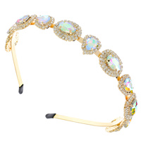 BAROQUE STYLE CRYSTAL GEMS  JEWELED HEADBAND