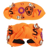 HALLOWEEN THEME TOP KNOT HEADBAND