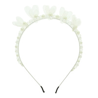 TWO-TONE PEARL EMBELLISHED HEADBAND