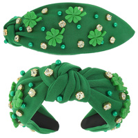 ST PADDYS TOP KNOT HEADBAND