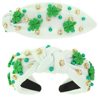 ST PADDYS TOP KNOT HEADBAND