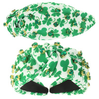ST PADDYS TOP KNOT HEADBAND