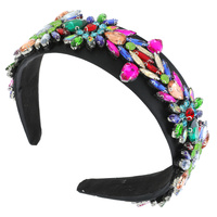 CRYSTAL EMBELLISHED BAROQUE  JEWELED HEADBAND