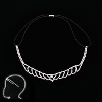 Decorative Rhinestone With Stretch Elastic Headband Hdy5297Scl