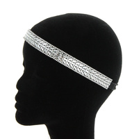 CLEAR BEAUTIFUL RHINESTONE EMBELLISHED HEADBAND