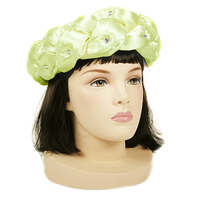 Hf0077Mt Braided Turban With Stones