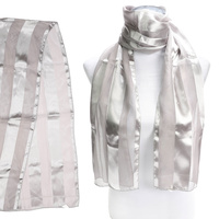 SATIN STRIPE WREATH NECKERCHIEF SCARF