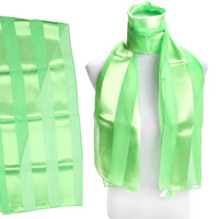 SATIN STRIPE WREATH NECKERCHIEF SCARF