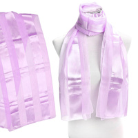 SATIN STRIPE WREATH NECKERCHIEF SCARF