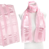SATIN STRIPE WREATH NECKERCHIEF SCARF