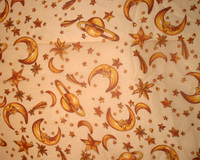 Chiffon Scarf With Moon Stars And Planet Pattern Print Hg7315Dz