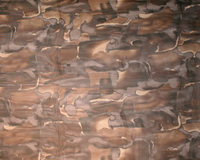 Chiffon Scarf With Abstract Watercolor Pattern Print Hg7335Dz