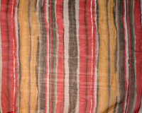 Chiffon Scarf With Watercolor Stripes Pattern Print Hg7339Dz