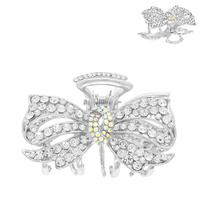 CRYSTAL BUTTERFLY HAIR CLAW CLIP